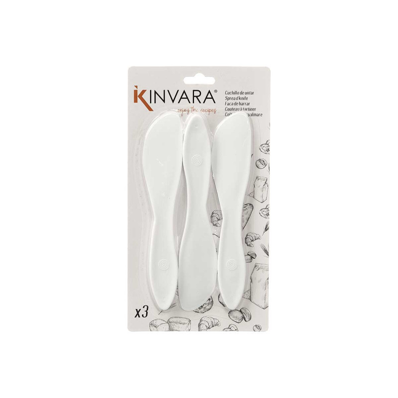 SPREAD PLASTIC KNIFE 3 UNITS