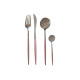 SET POSATE 8PZ ARGENTO/ROSA