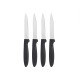 SET 4 COLTELLI NORMALI NERI