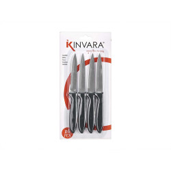 SET 4 CUCHILLOS NORMAL NEGROS
