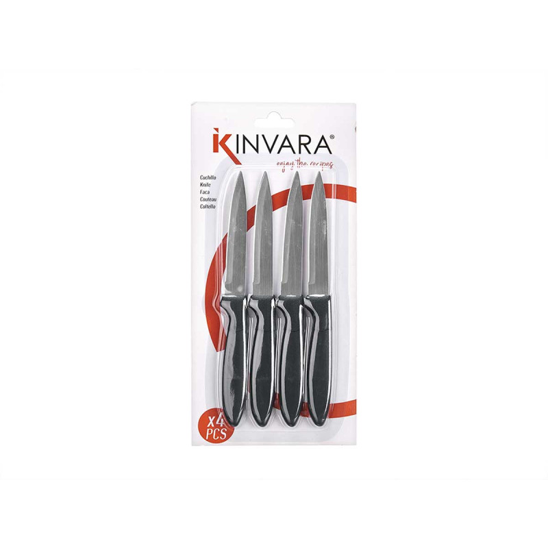 SET 4 COLTELLI NORMALI NERI
