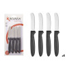 SET 4 COLTELLI PER SPALMARE NERI