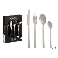 SET 16 PEZZI POSATE ARGENTO OPACO