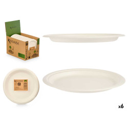 SET 6 PIATTI PIANI BIODEGRADABILI GRD