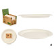 SET 6 BIODEGRADABLE DINNER PLATES LARGE