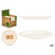 SET 10 BIODEGRADABLE DINNER PLATES SMALL