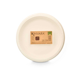 SET 10 ASSIETTES PLATES BIODÉGRADABLES PETIT