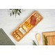 RECTANGULAR BAMBOO APPETIZER BOARD 46X15 CM