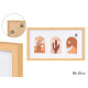 CADRE 3 PHOTOS 10X15 EFFET BAMBOU