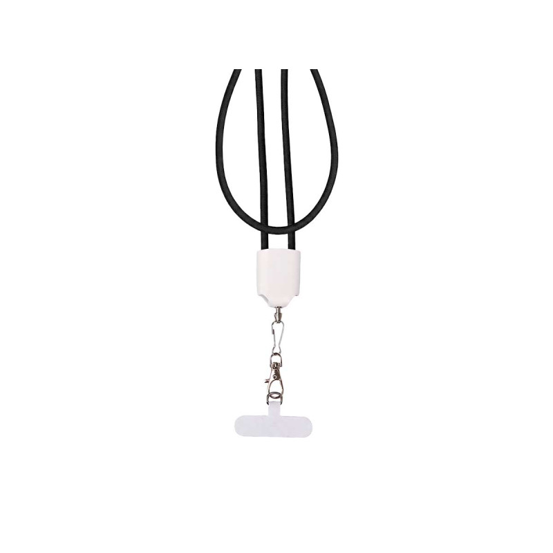 CORDON TELEFONO NEGRO 120CM