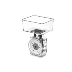 BASCULA 1KG RECIPIENTE 400ML RECTANGULAR TRANSPA