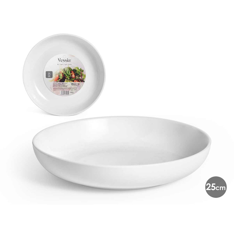 BOWL PORCELANA REDONDO 25 CM