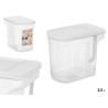 ORGANIZADOR ASA 2,5 L TRANSPARENTE GRIS