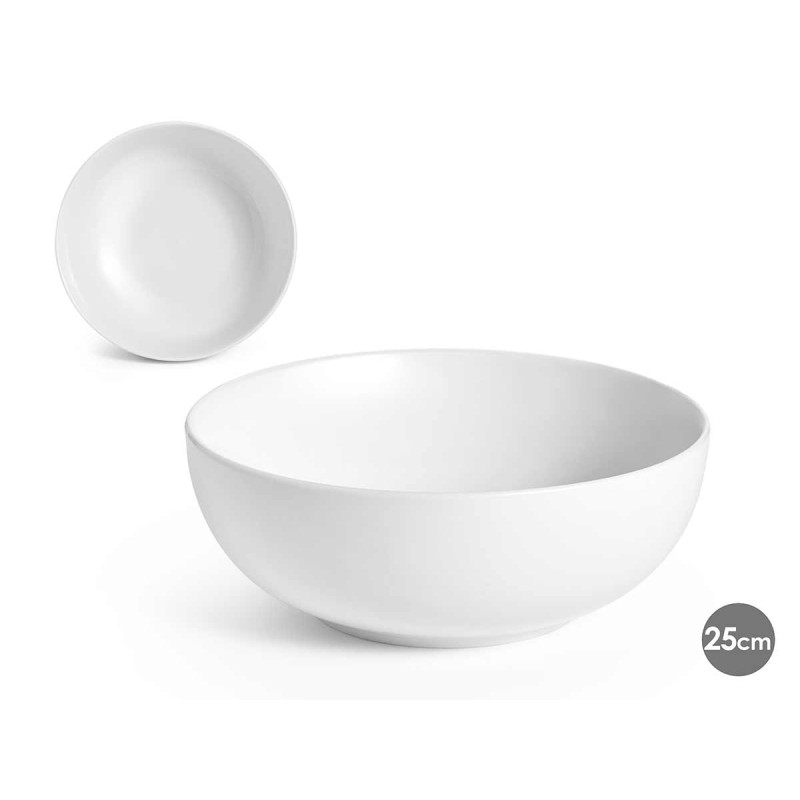 ENSALADERA PORCELANA REDONDA 25 CM