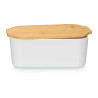BOÎTE  PAIN BLANC  COUVERCLE  BAMBOU 4,5L