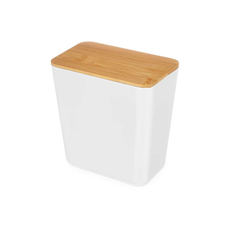 TARRO RECTANGULAR BAJO BLANCO 1L