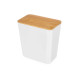 TARRO RECTANGULAR BAJO BLANCO 1L