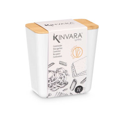 TARRO RECTANGULAR BAJO BLANCO 1L