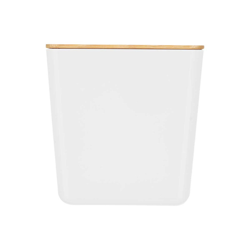 TARRO RECTANGULAR BAJO BLANCO 1L
