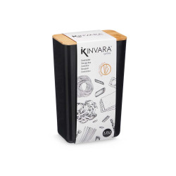 TARRO RECTANGULAR ALTO NEGRO 1,75L