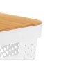 SCATOLA MULTIUSO FORATA TAPPO BAMBU PIC BIANC 12CM