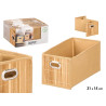 ORGANIZADOR RETANGULAR BAMBU