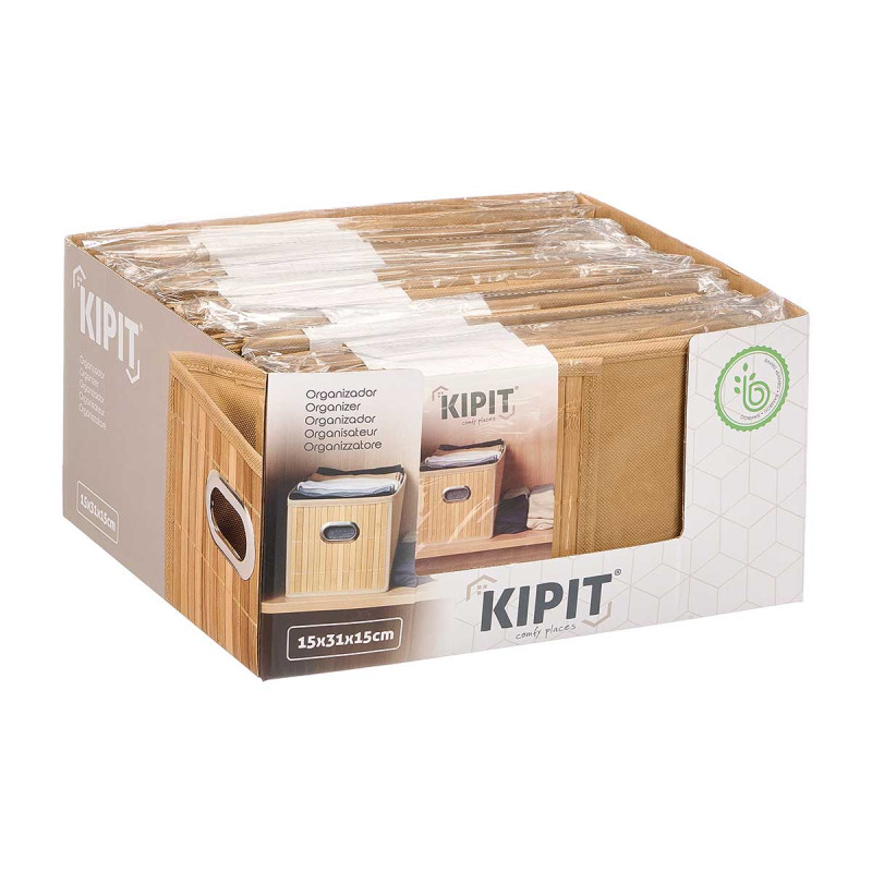 ORGANIZADOR RETANGULAR BAMBU