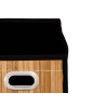 ORGANISATEUR RECTANGULAIRE BAMBOU NOIR