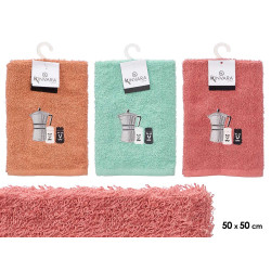 PANNO COTONE SCURO MACCHINA CAFFE 50X50CM