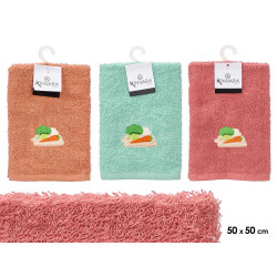 PANNO COTONE VERDURA SCURO 50X50CM