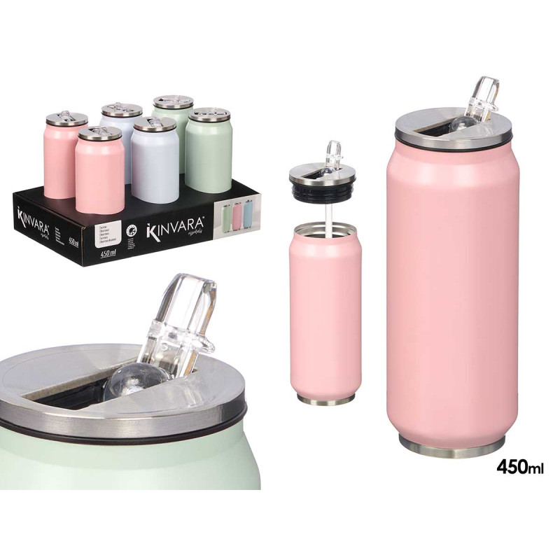 TERMO ACO INOX SORT 3 COR 450ML