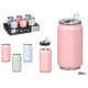THERMOS ACIER INOX ASSORT 3 COUL 280ML