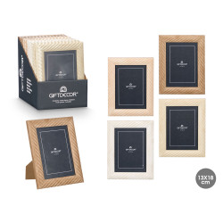 WAVY PHOTO FRAME 13X18 ASSORTED 4
