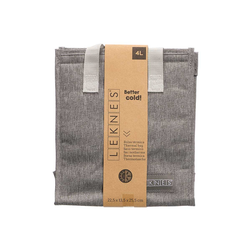 BORSA TERMICA MANIGLIE 4L GRIGIA
