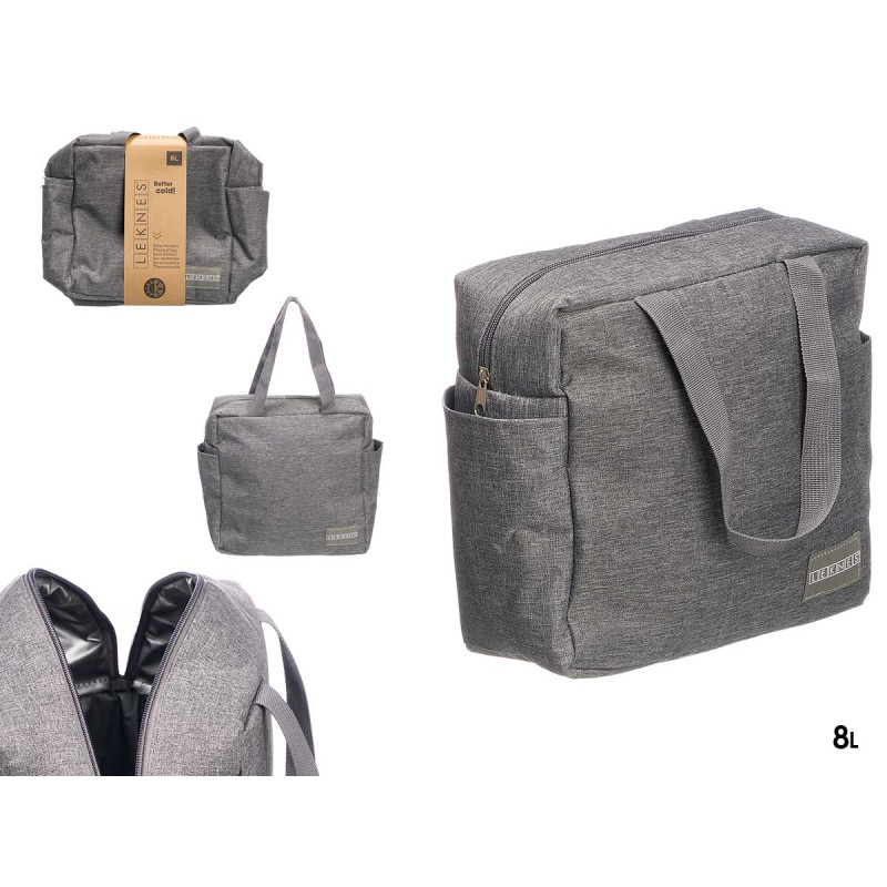 SAC ISOTHERME POIGNÉES 8L GRIS