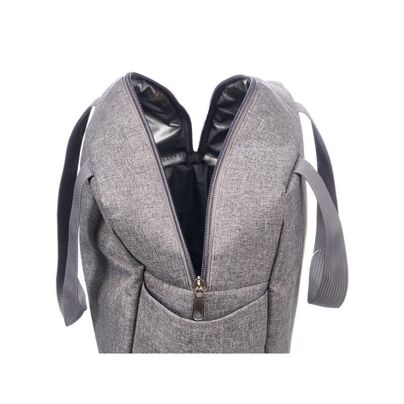 SACO TERMICO ALCAS 8L CINZA