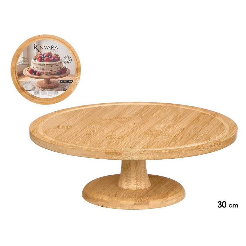 BAMBOO CAKE STAND
