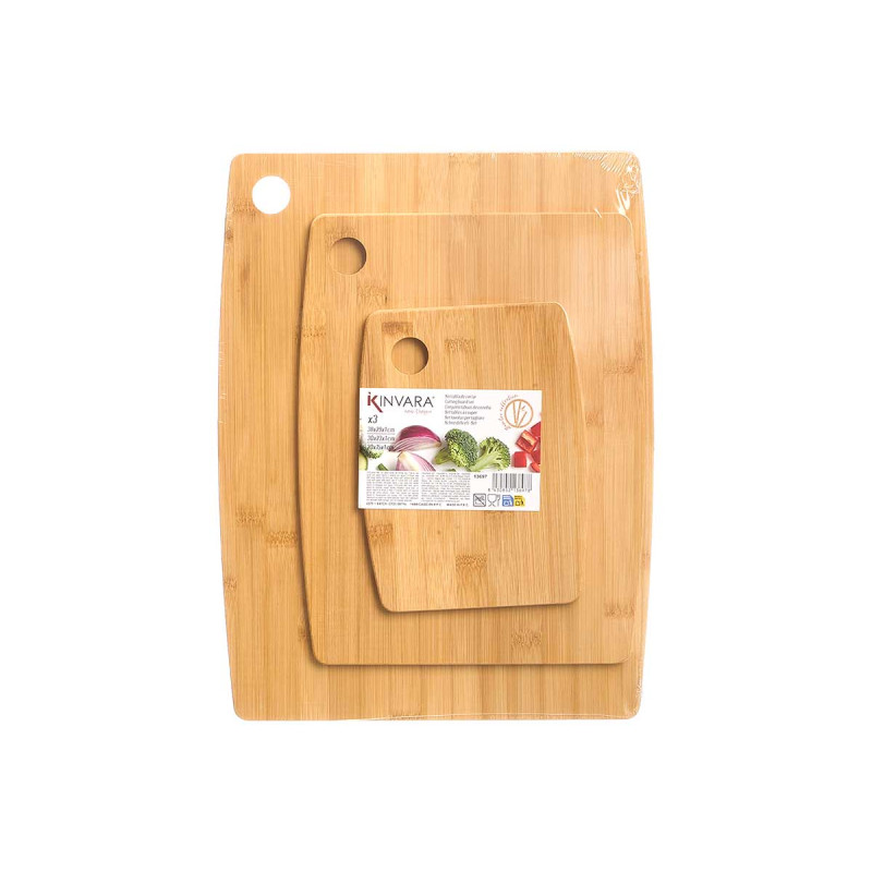 SET 3 BAMBOO CUTTING BOARD