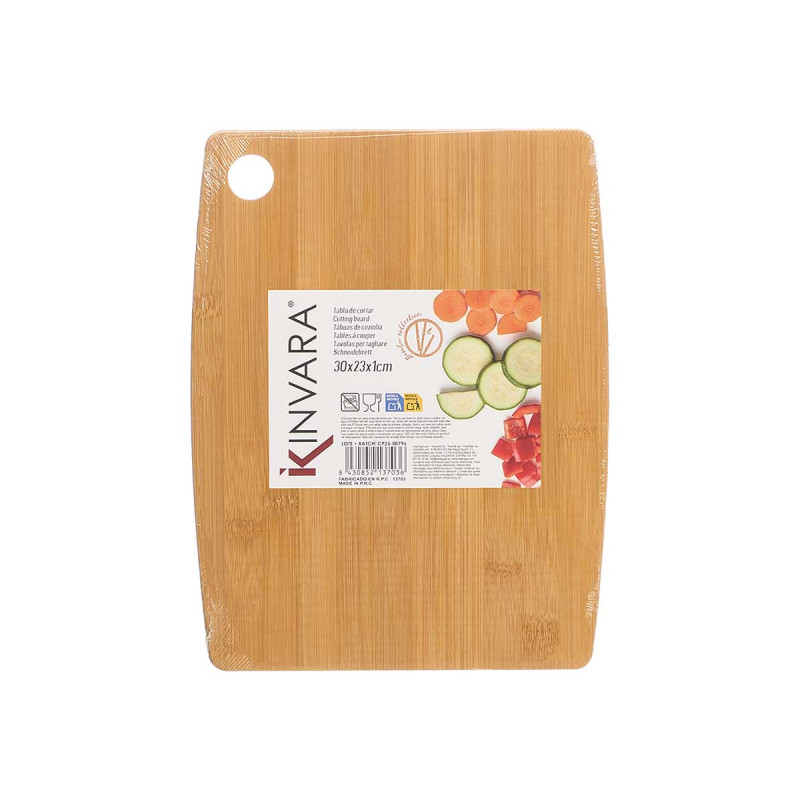 BAMBOO CUTTING BOARD 30X23CM