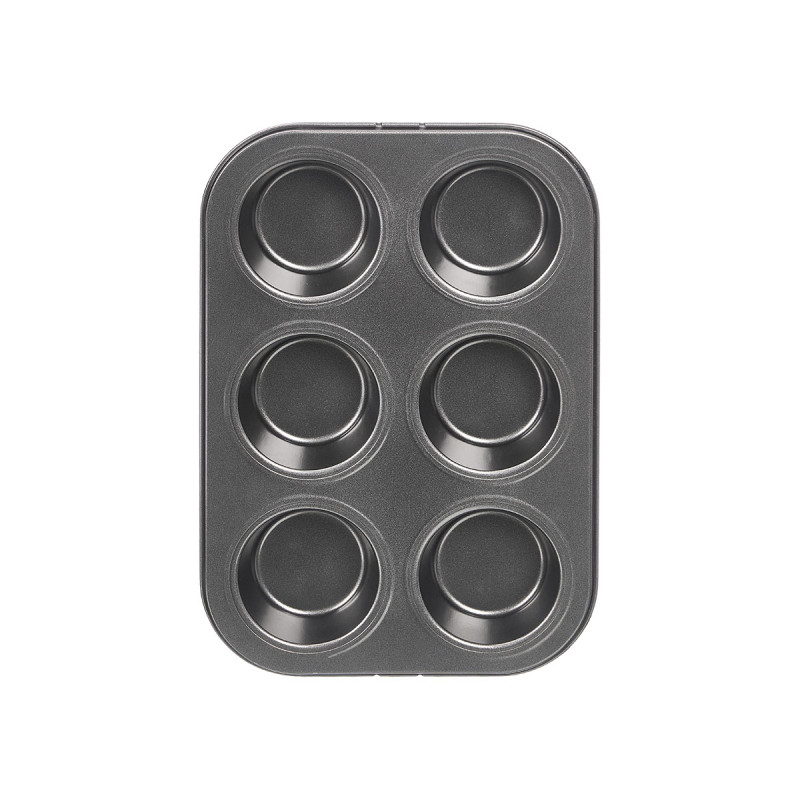 MOULE RECTANGULAIRE ACIER 6 TROUS GRIS
