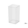 VASO ACRILICO QUADRADO 10X10X20CM