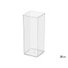 VASO ACRILICO QUADRADO 10X10X25CM