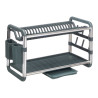 2 TIER GRAY ALUMINUM DISH RACK
