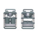 ÉGOUTTOIR 2 NIVEAUX ALUMINIUM GRIS