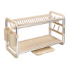 ÉGOUTTOIR 2 NIVEAUX ALUMINIUM BEIGE