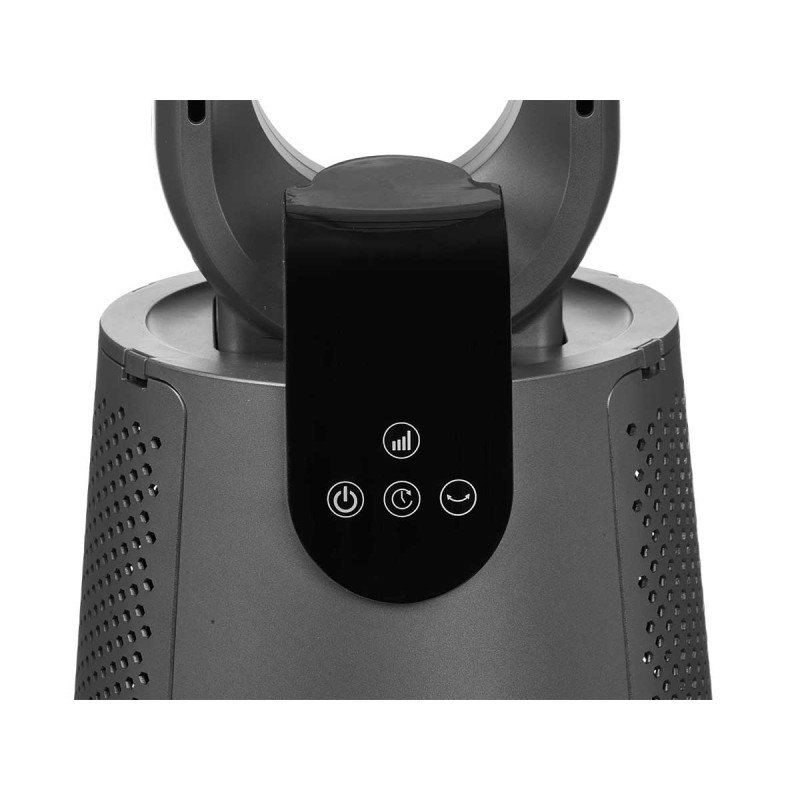 VENTILADOR SIN ASPAS GRIS 50W PIE