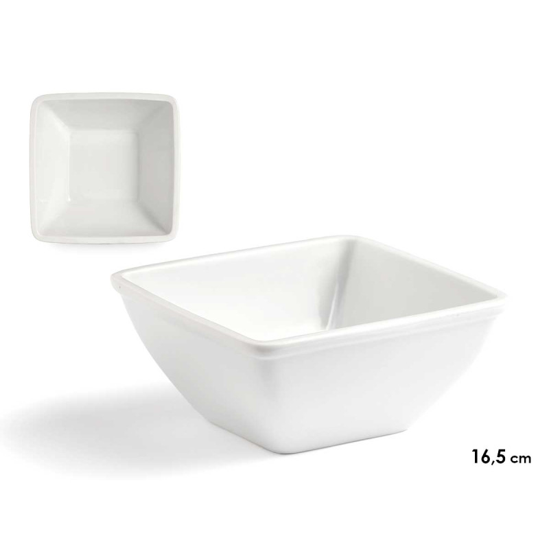 BOL PORCELANA CUADRADA 16,5 CM
