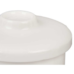 AÇUCAREIRO PORCELANA BRANCA 240ML