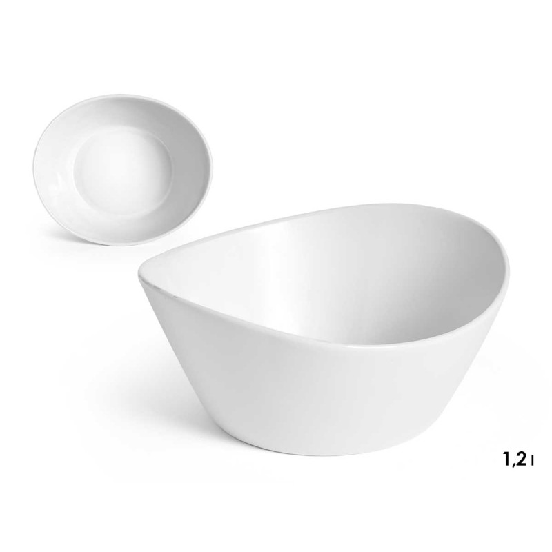 1200ML WHITE PORCELAIN BOWL