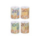 TIRELIRE TÃ”LE BILLET GRAND ASSORT 4